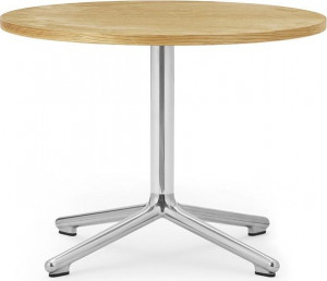 604162 журнальный столик Alu H45 Ø60 см Дуб Норманн Копенгаген Normann Copenhagen Lunar