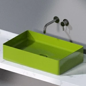 L620121 Накладная раковина на столешницу  прямоугольная A. e T. Italia Fly