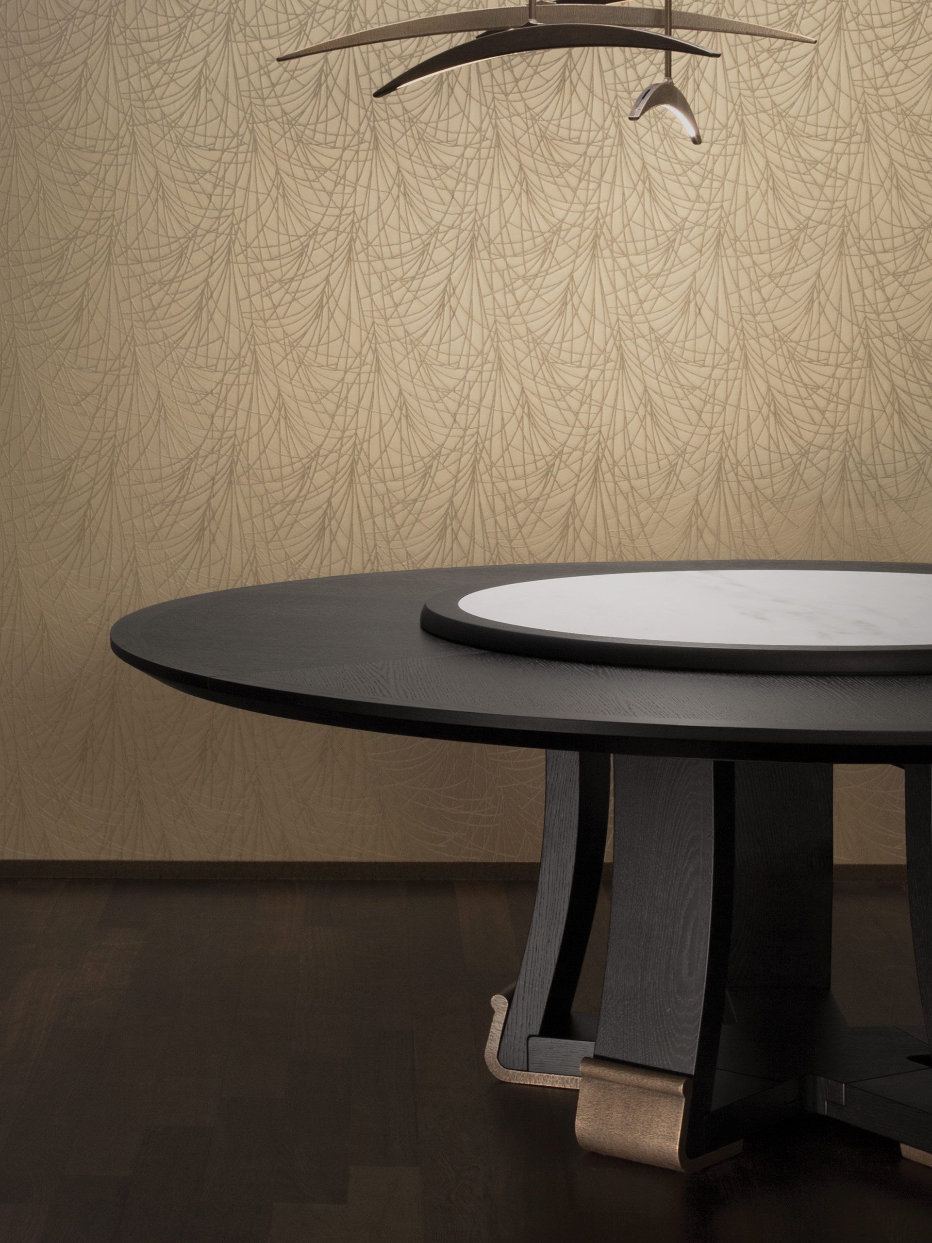 Круглый деревянный стол с Lazy Susan Lorenzo Tondelli Орасио ARCH-00052819 - Вид №4