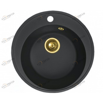 Zorg GR 50 Black Bronze Мойка кухонная круглая Zorg 