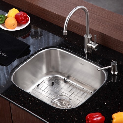 KBU11-KPF2160-KSD-33SN Мойка кухонная прямоугольная Krausru 