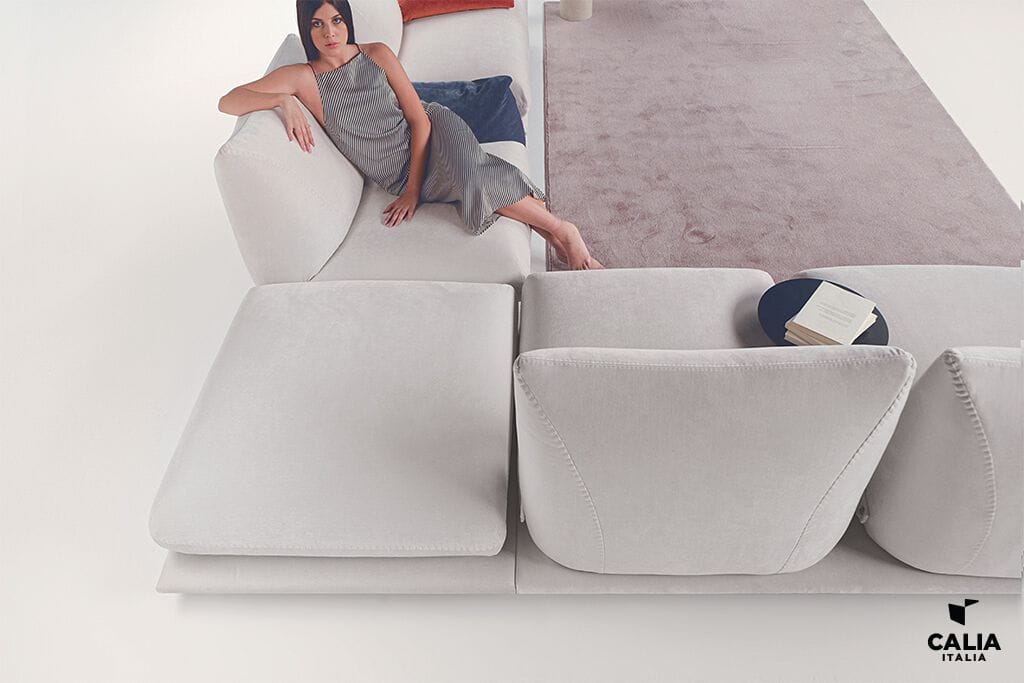 Угловой диван из ткани Calia Italia Superior ARCH-00151235 - Вид №1