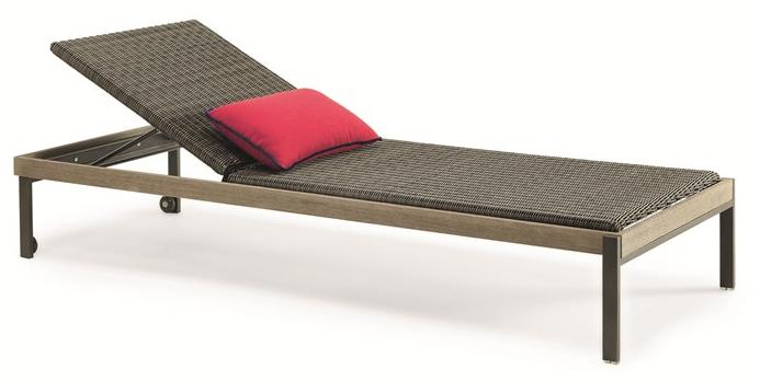 Ethimo Садовая кушетка с откидной спинкой из ethimo etwick® Allaperto Aale00fc0 - Вид №2