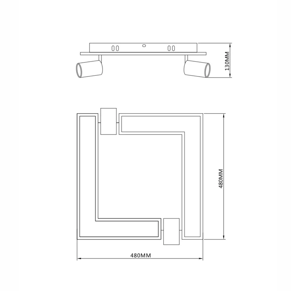 Умная люстра потолочная светодиодная Dinero 2955-480 цвет белый SCHAFFNER STLM-2128605 - Вид №16
