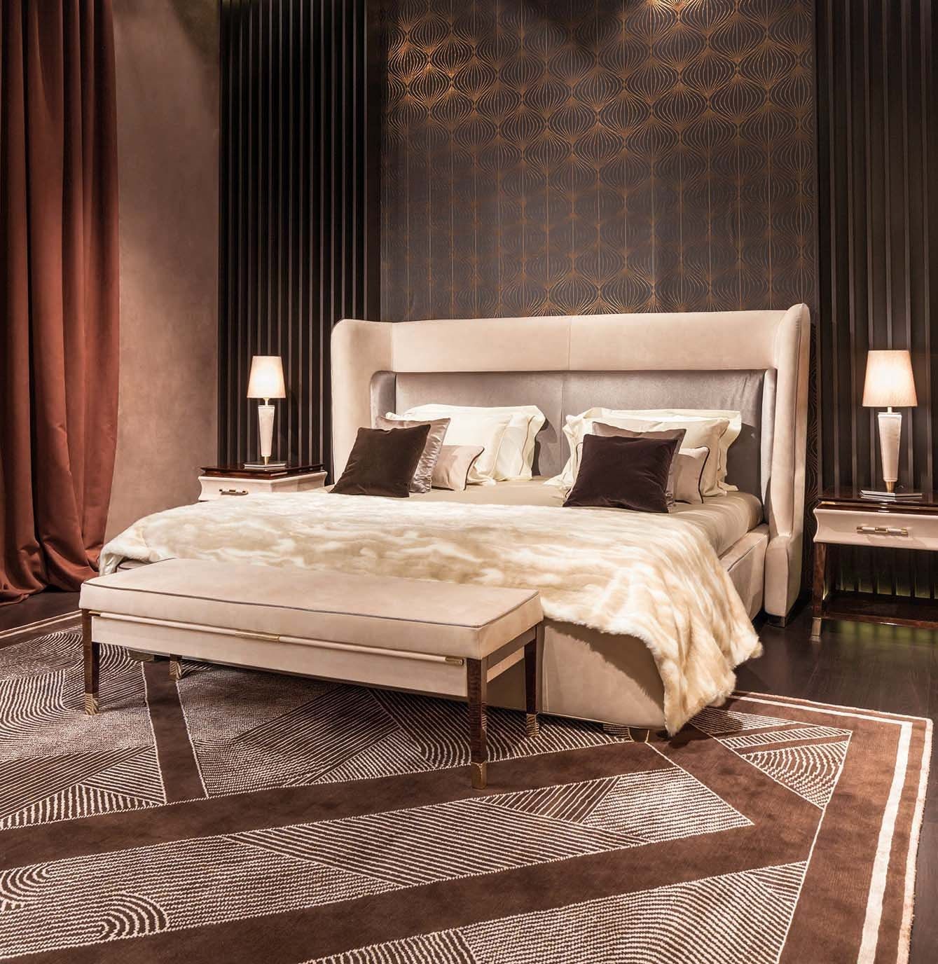 Мягкая скамейка из ткани Turri ARCH-00098184 - Вид №1