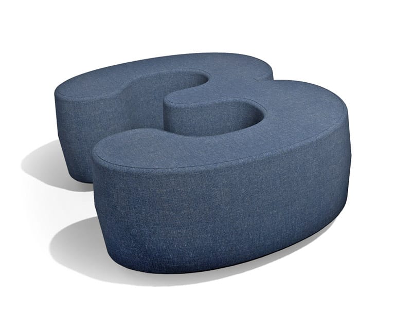 Пуф из искусственной кожи FIT INTERIORS NUMBERS ARCH-00132331 - Вид №3