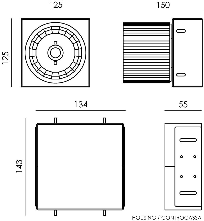 NEXO LUCE Светодиодный точечный светильник на потолок Recessed-wet area nexo luce 2027 - Вид №2