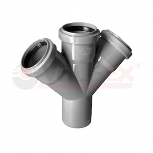 27111150 Valfex Крестовина одноплоскостная 45° для внутренней канализации