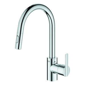 Смеситель для кухни GROHE Feel выдвижной, цвет хром 82247224 STLM-2209415