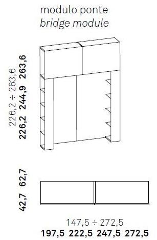 Caccaro Мостовой шкаф с терминалом с витриной Roomy sun-id-1407449 - Вид №3
