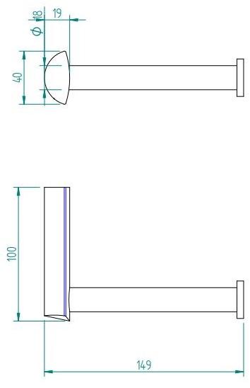 ZAZZERI Держатель рулона из стали Tango sun-id-1379842 - Вид №1