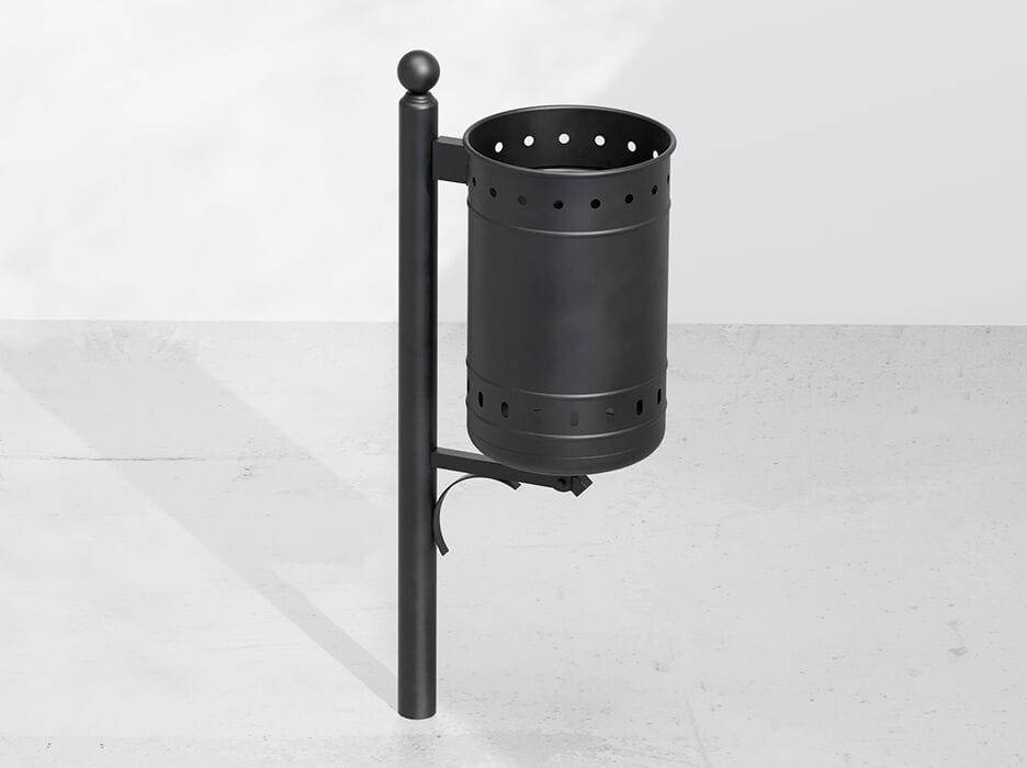 Наружная металлическая корзина для мусора DIMCAR ARCH-00100190 - Вид №1