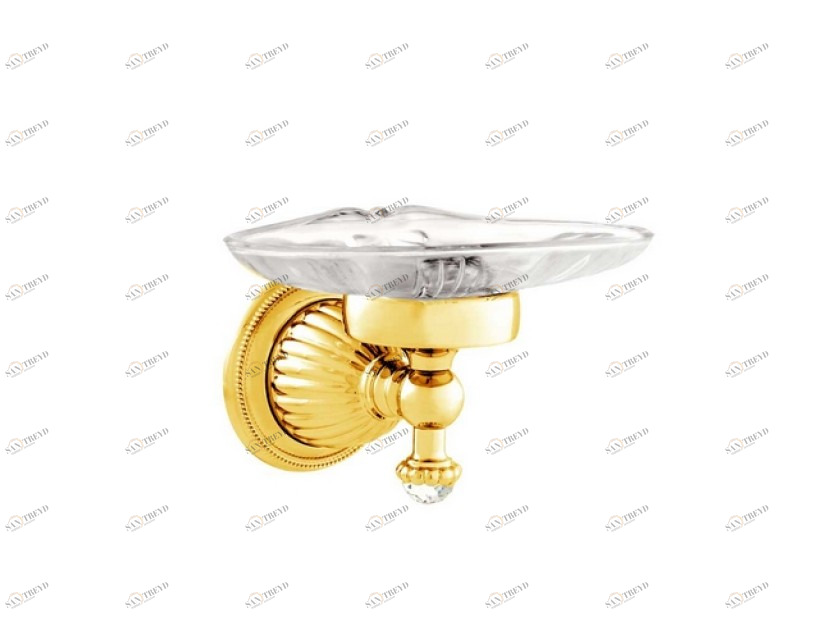 033278.000.50 Подставка для мыльницы с кристаллами сваровски Яркий хром Mestre Artica