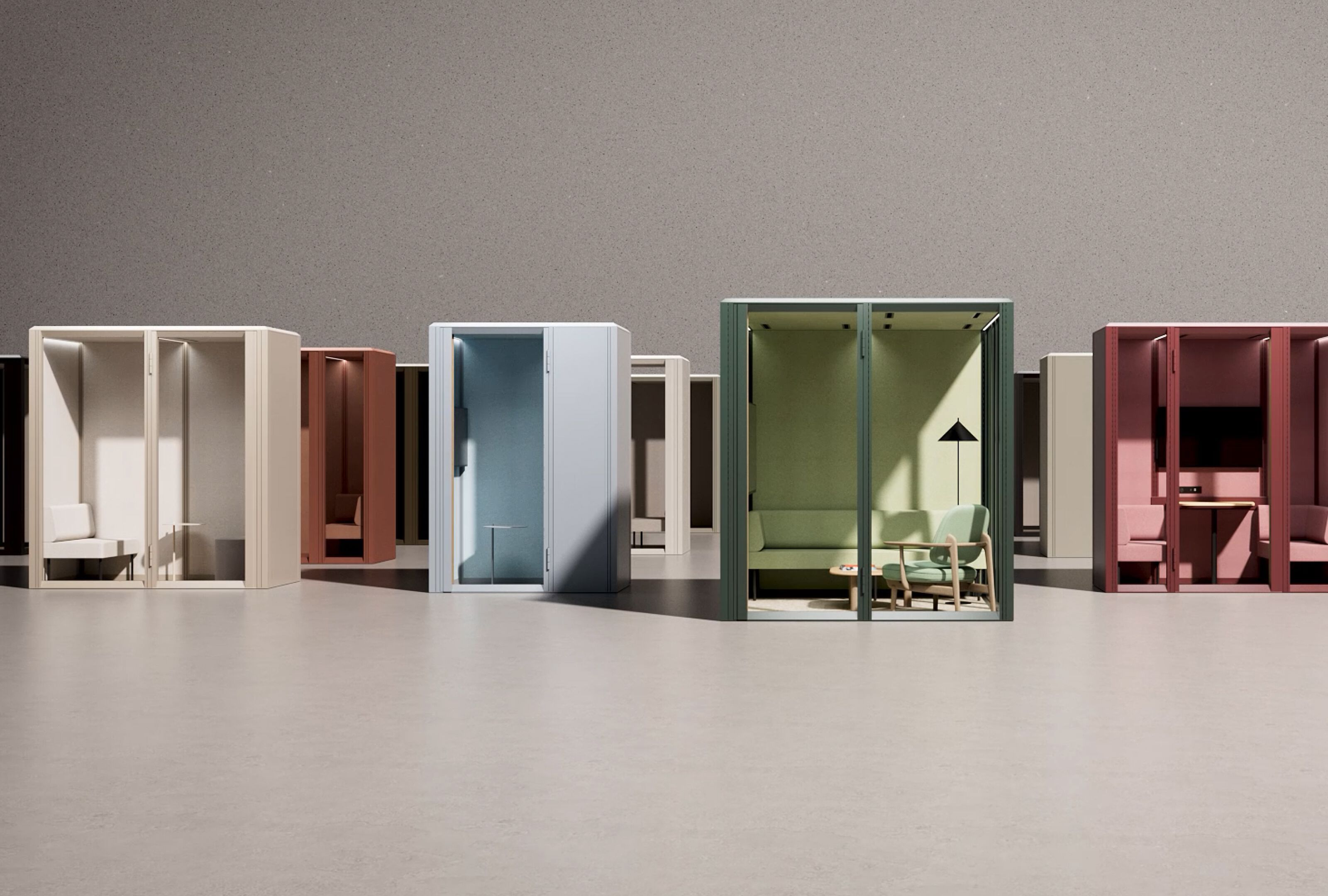 Многосторонняя акустическая офисная кабина для инвалидов Mute Modular ARCH-00119293 - Вид №3