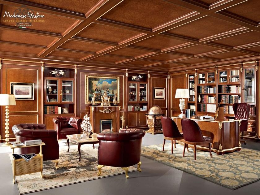 Modenese Gastone Кресло поворотное на 5 спиц с подлокотниками Bella vita sun-id-1504452 - Вид №2