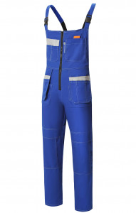 69440 Полукомбинезон "Профессионал-2" василек светло-серый  Летняя спецодежда  размер 44-46/158-164