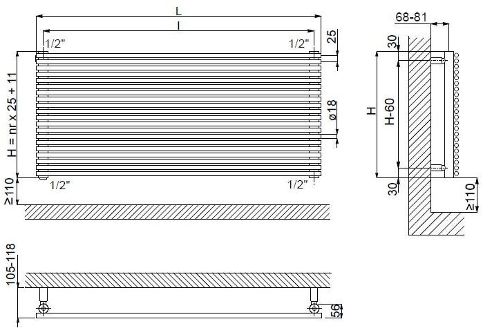 CORDIVARI Radiatori in acciaio inox sun-id-1373081 - Вид №1