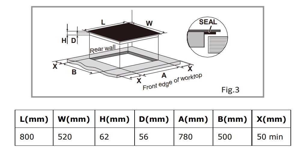 9168788 Индукционная варочная поверхность Meferi XSMART35IX ULTRA STDN-0001599 - Вид №20