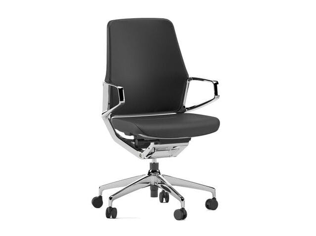 Кожаный поворотный операционный офисный стул с колесами Ersa Tycoon ARCH-00064095