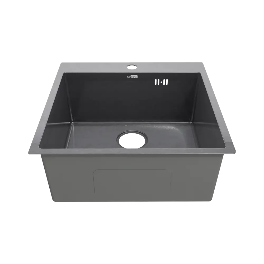 МОЙКА КУХ 50X50 Г20 ЧЕР МЕТ KONSENSA STLM-2036181 - Вид №3
