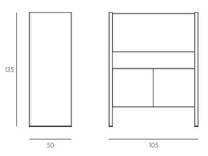 Шкаф из МДФ со встроенным освещением Olivieri Cosmo ARCH-00067199 - Вид №11