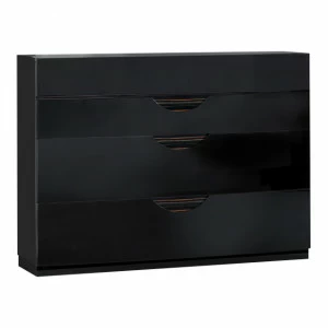 Комод для спальни с ящиками черный Giggle ESF ДИЗАЙНЕРСКИЕ, КОМОДЫ GIGGLE 043986 Черный