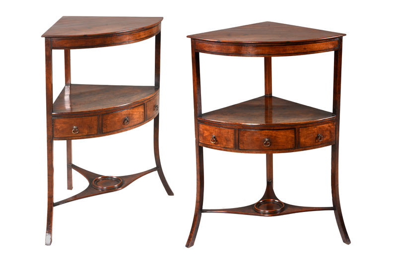 SOR27466 Угловой умывальник из красного дерева ijlbrown  - Вид №2