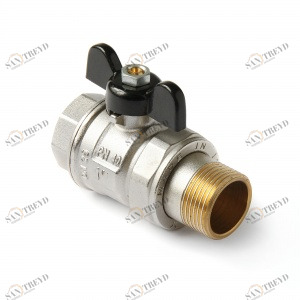 Кран шаровый 1/2 с нак. гайкой усиленный баб. Н-В РА PROAQUA 181167