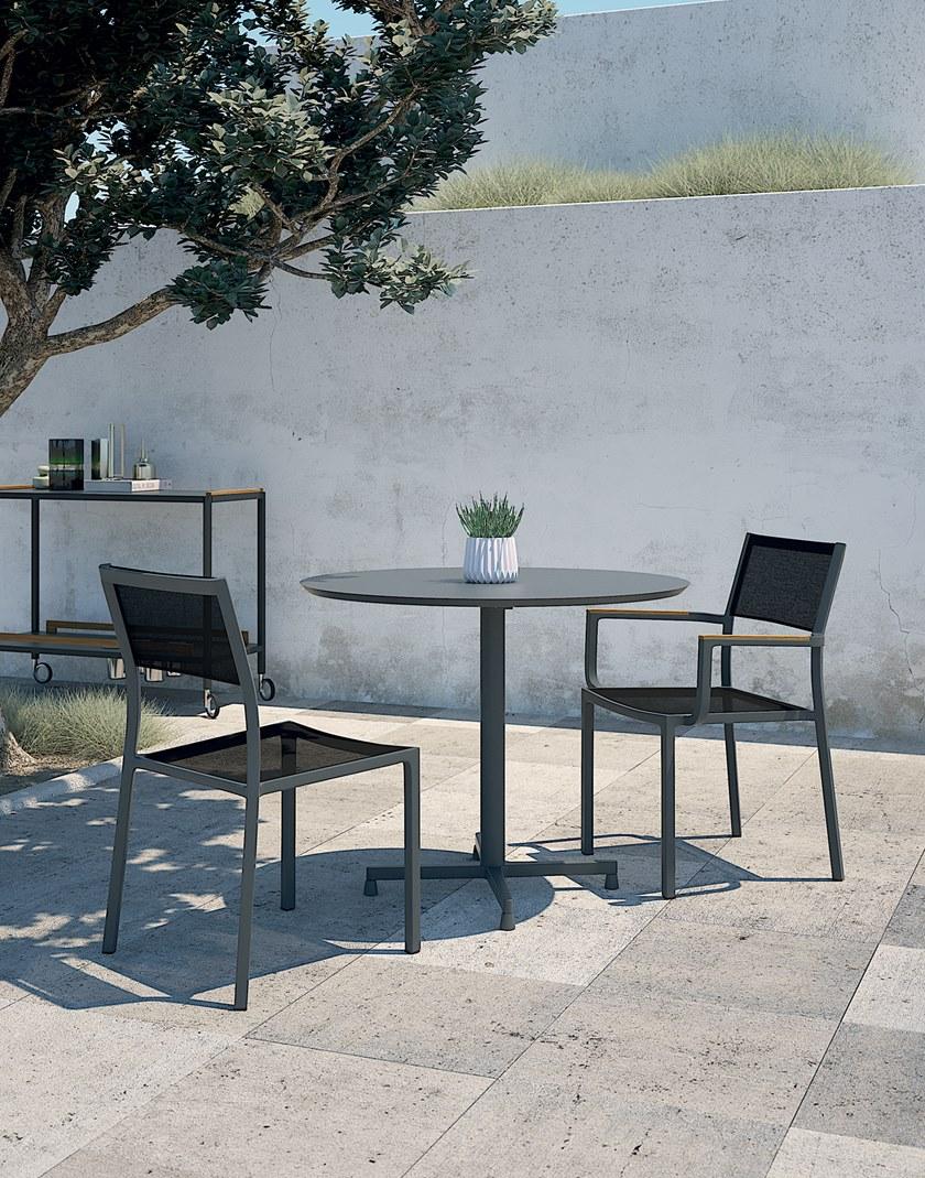 Atmosphera Штабелируемый алюминиевый садовый стул с подлокотниками Sunny Sun.sb. - Вид №5