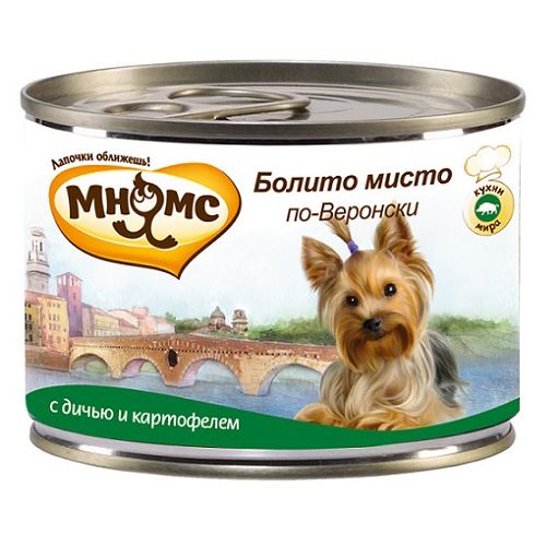 ПР0027406*6 Корм для собак Pro pet Болито мисто по-Веронски, дичь, картофель конс. 200г (упаковка - 6 шт) МНЯМС 