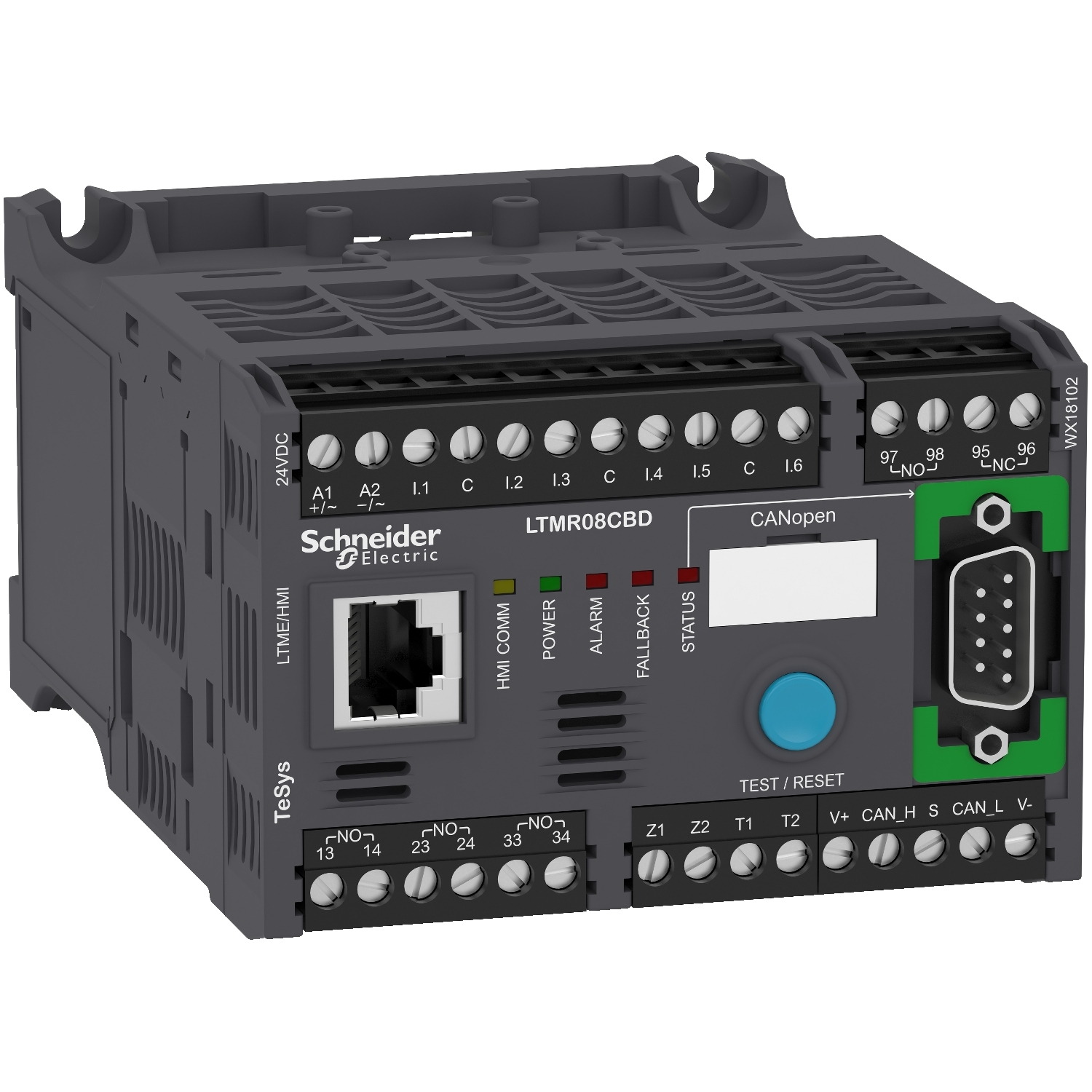 LTMR08CBD РЕЛ. TCANOPEN 0.4-8A 24VDC Schneider Electric TeSys 