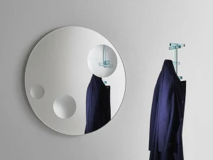 Glas Italia Круглое настенное зеркало из хрусталя  Cel01