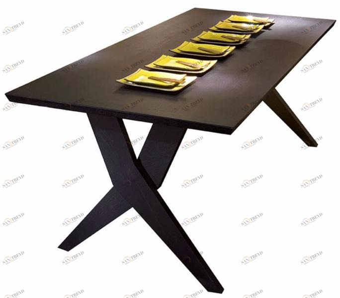 SOFTHOUSE Прямоугольный деревянный стол Crossing sun-id-1401093