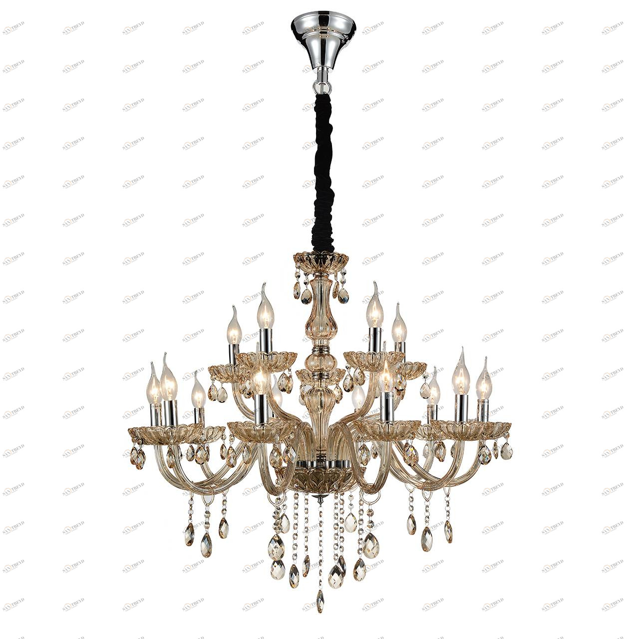 Подвесная люстра ST Luce SL646.103.15 бежевая ST LUCE ДИЗАЙНЕРСКИЕ 059540 Бежевый 