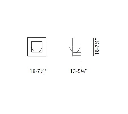 APPRIMU1CSCR12V бра 1max 35W GU5,3 AXO LIGHT 31714 - Вид №2