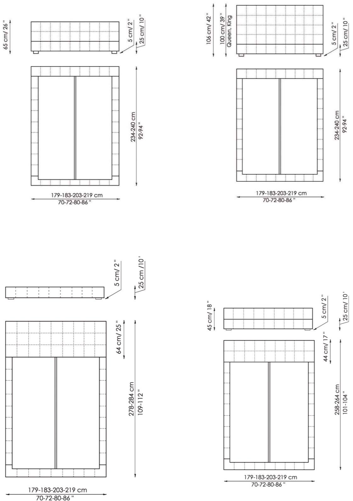 Bonaldo Двуспальная кровать со съемным покрытием sun-id-1452359 - Вид №7