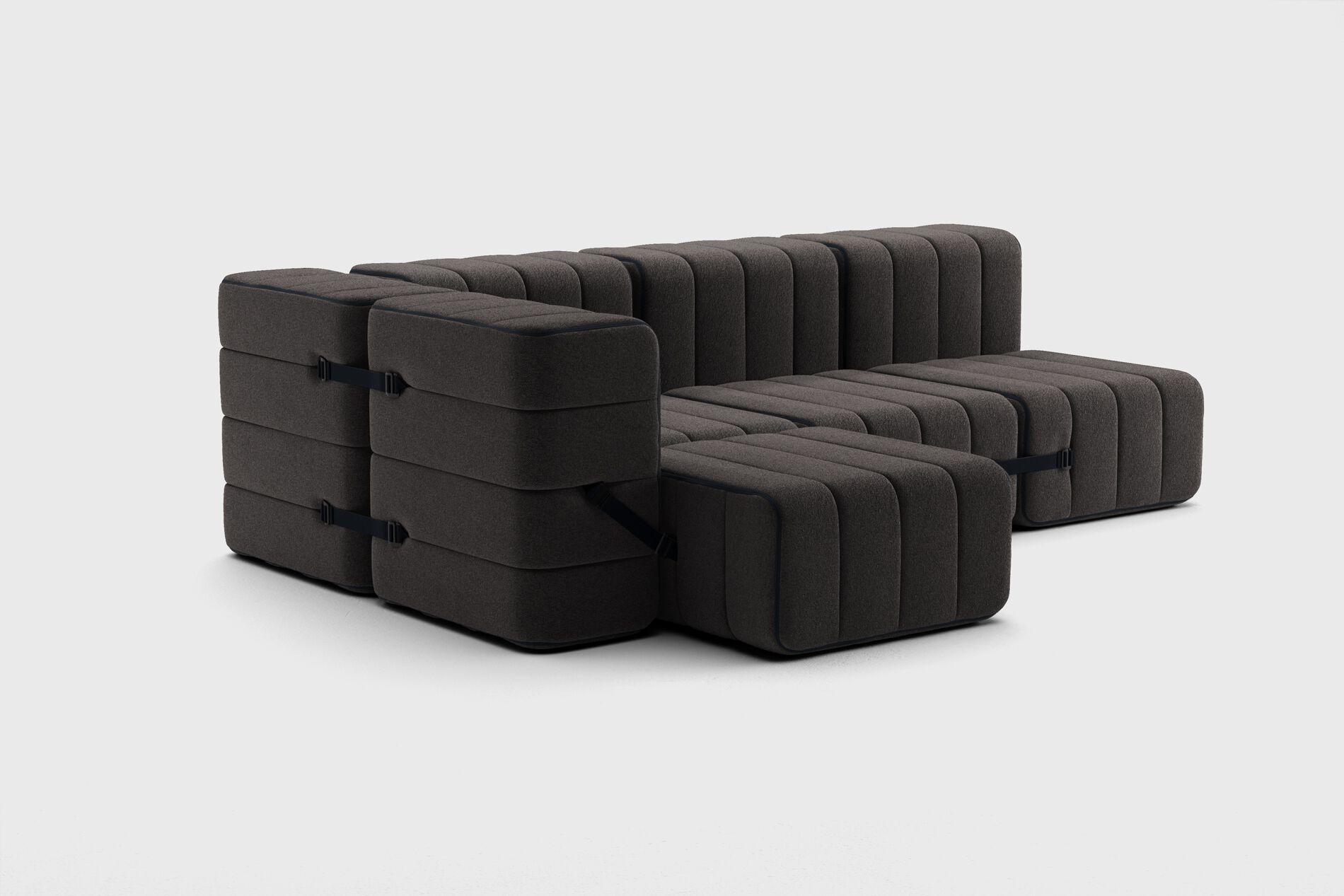 Модульный угловой диван из ткани AMBIVALENZ Curt ARCH-00061719 - Вид №8