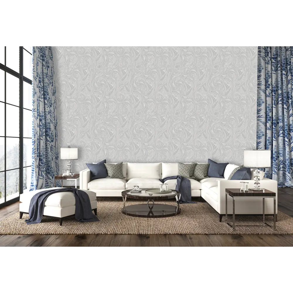 Обои флизелиновые Vog Collection Альтамария фиолетовые 1.06 м VC8701-14 STLM-2052187 - Вид №2