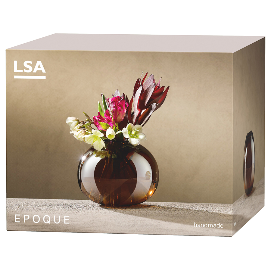 G1663-13-141 Ваза signature, epoque, 13,5 см, янтарь LSA International  - Вид №4