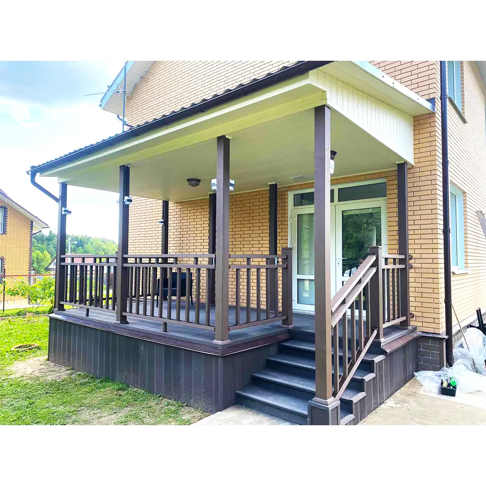 Профиль перил ДПК СМ Decking цвет мербау 45x90x3000 мм CM STLM-2174929 - Вид №3