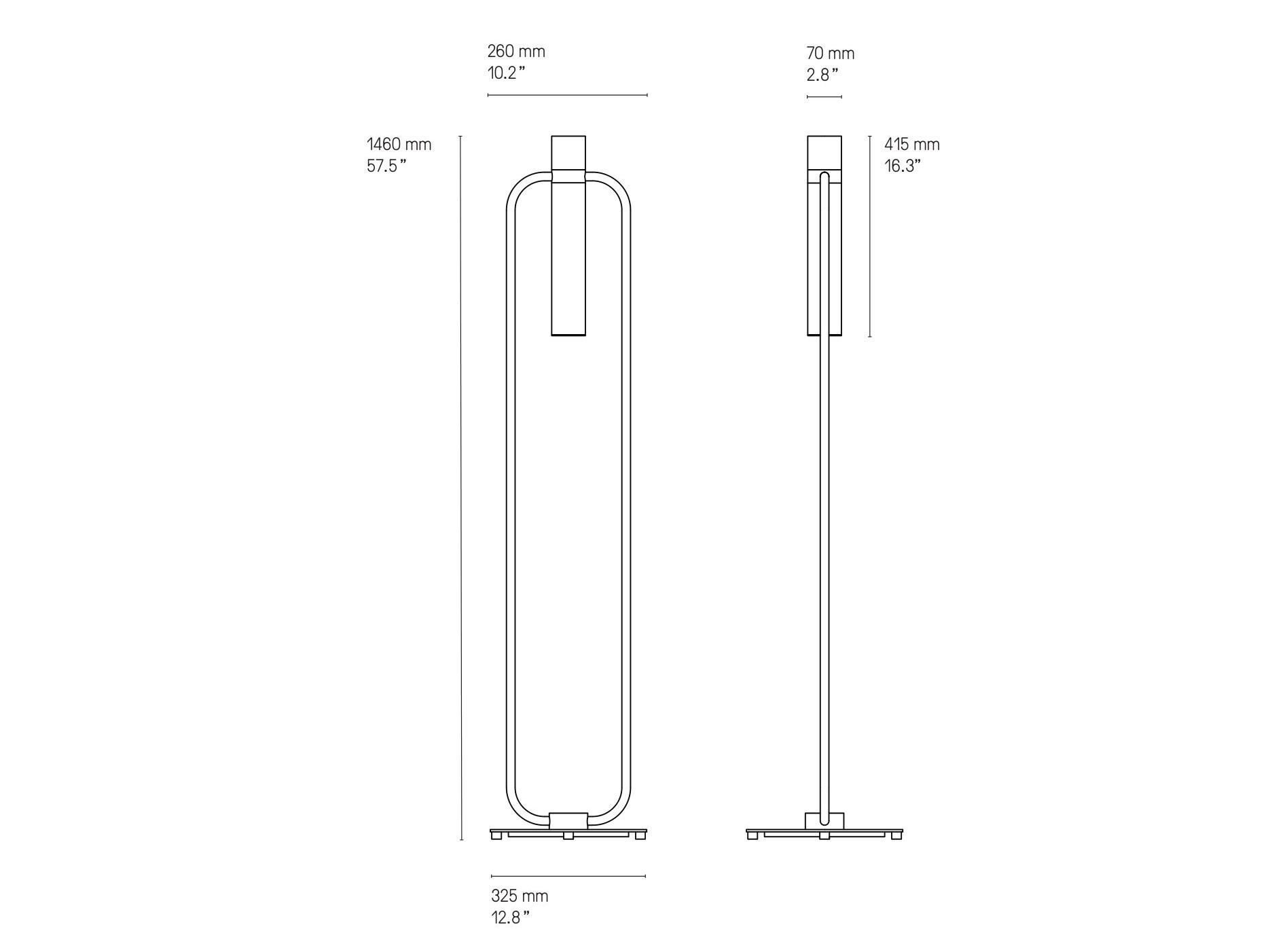 Латунь светодиодный торшер CVL Luminaires Storm ARCH-00123840 - Вид №2