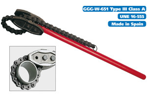 15867773 Цепной трубный ключ HEAVY DUTY 12" 103350000 SUPER-EGO