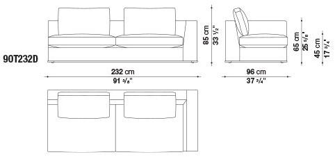Maxalto Диван из ткани Otium sun-id-1372446 - Вид №10