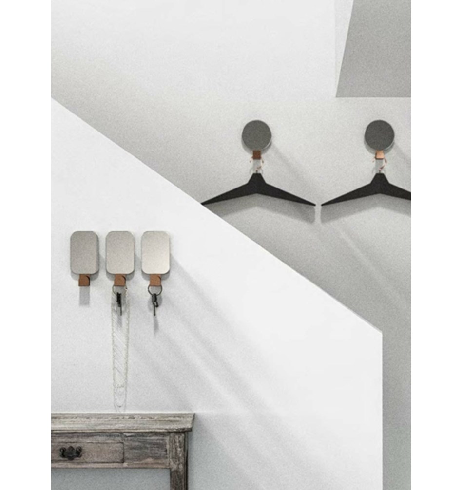 FROST Вешалка 4 » чёрная / медь Резина / нержавеющая сталь Черный / медь U3013-C  - Вид №2