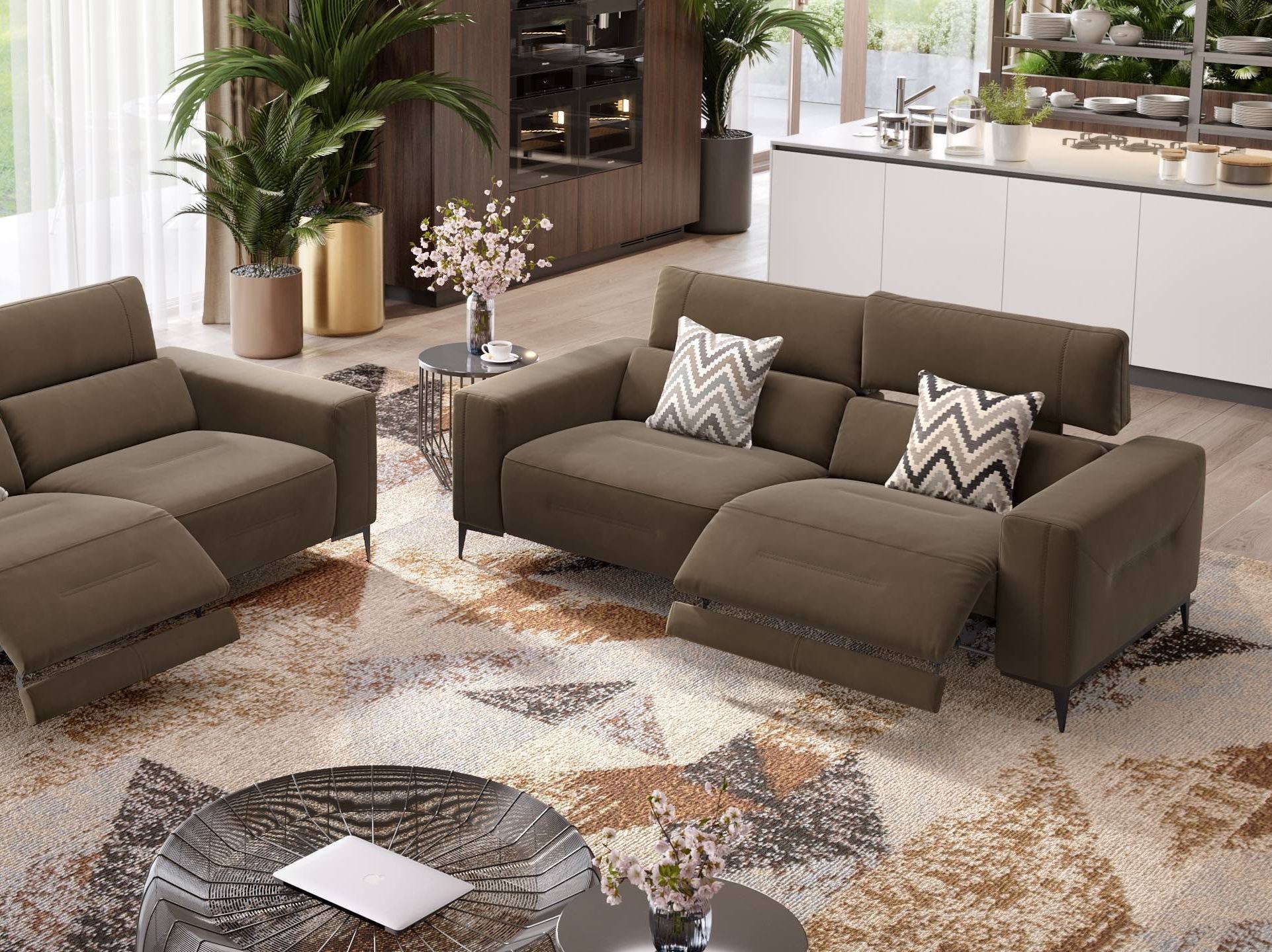 3-местный тканевый диван Sofanella Teramo ARCH-00110433 - Вид №6