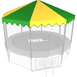 91248200 Крыша для батута Unix Line 12 ft Green/Yellow STLM-1528625