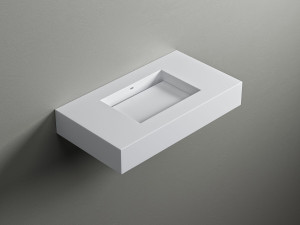 Подвесная раковина Corian® с столешницей