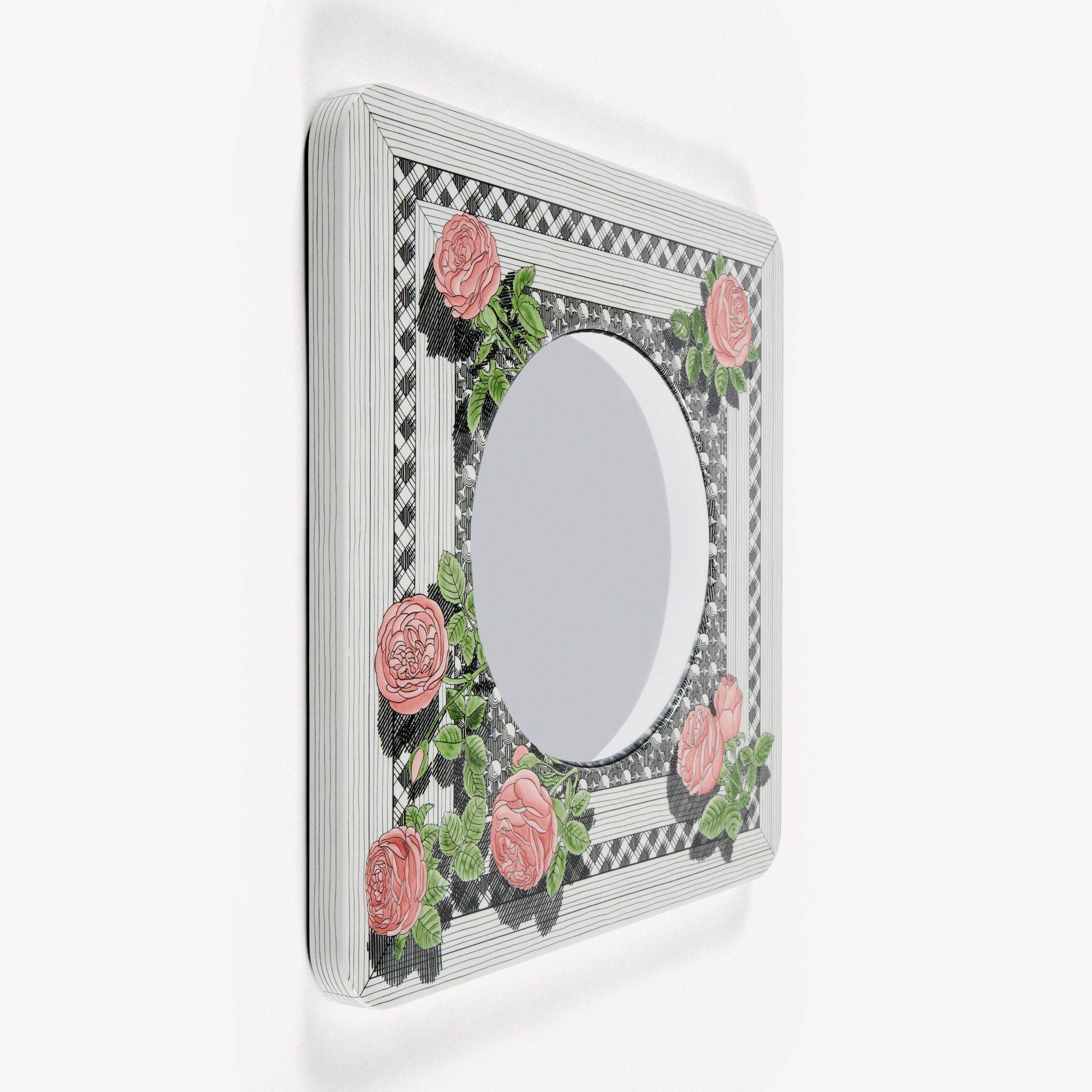 Зеркало в рамке Fornasetti Musciarabia con rose ARCH-00050147 - Вид №1