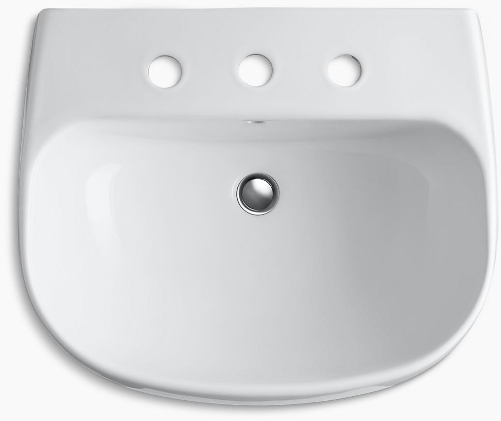 KOHLER Раковина на пьедестале Wellworth 8 шт. K-2293-8-96  - Вид №2