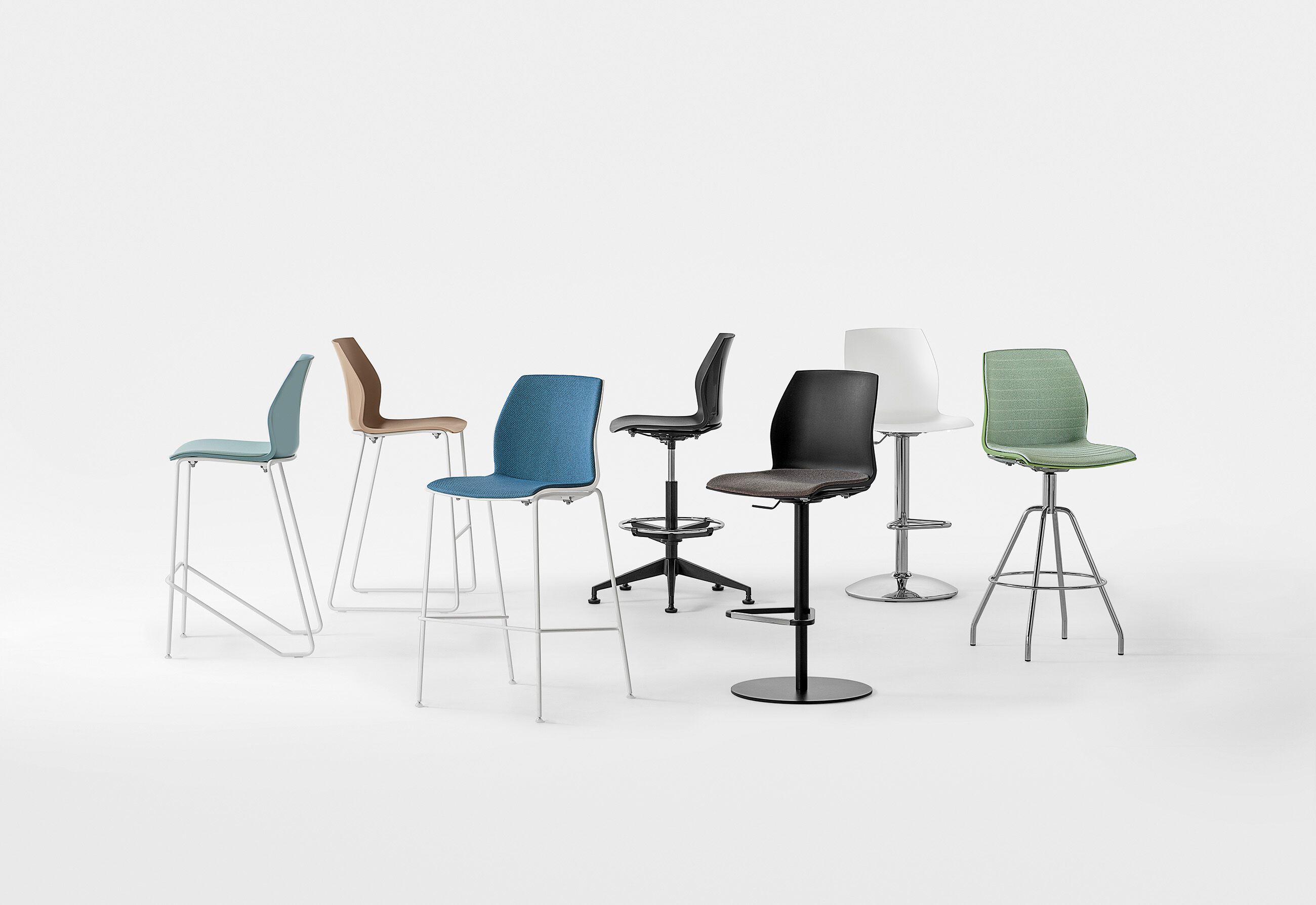 Высокий стул из ткани Kastel Kalea ARCH-00104486 - Вид №4